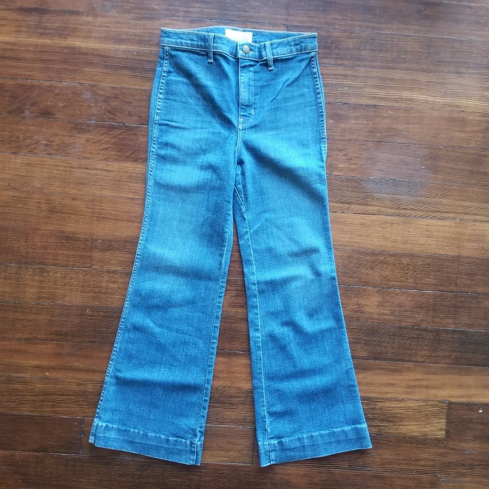 The Great Sea Crop flare jeans, size 28
